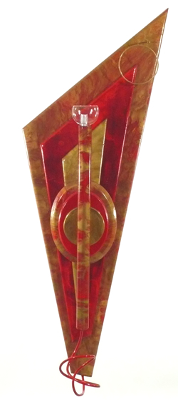 Red & Gold Deco, 38 x 13 x 5